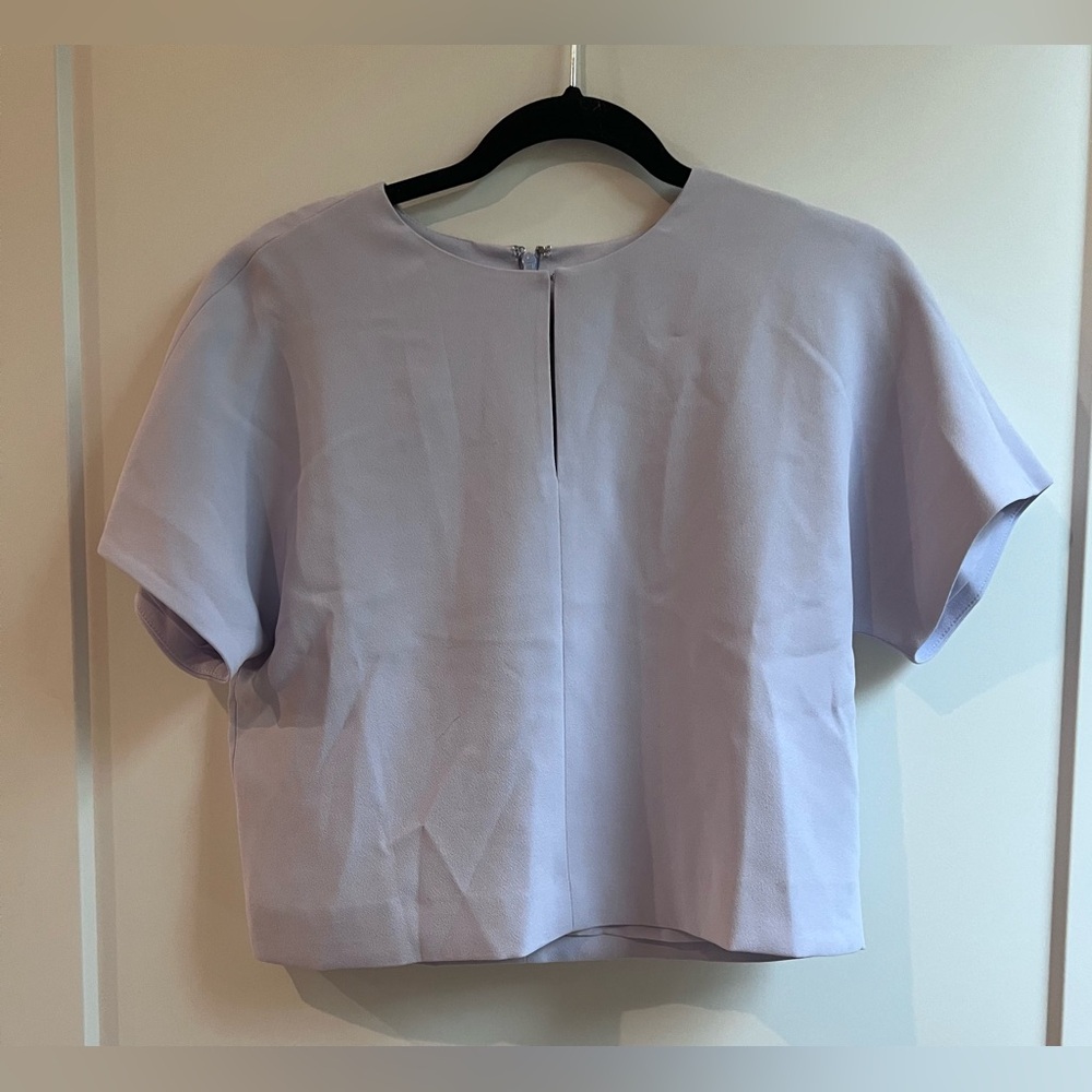 J. Crew Light Purple Women's Blouse - Picture 2 of 4